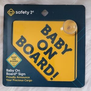 Safety 1st Baby On Board Sign
